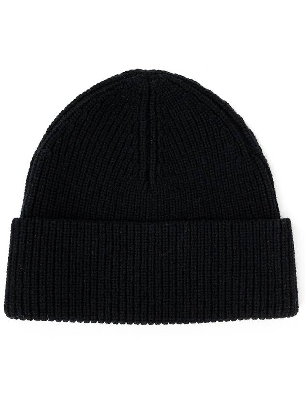 Logo Patch Wool Beanie Black - JW ANDERSON - BALAAN 5