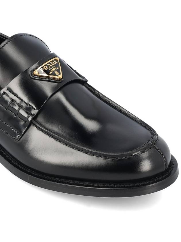 Brushed leather loafers black 1D813N 055 F0002 - PRADA - BALAAN 5