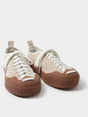 ISI Leather Low Top Sneakers Off White - SUNNEI - BALAAN 3