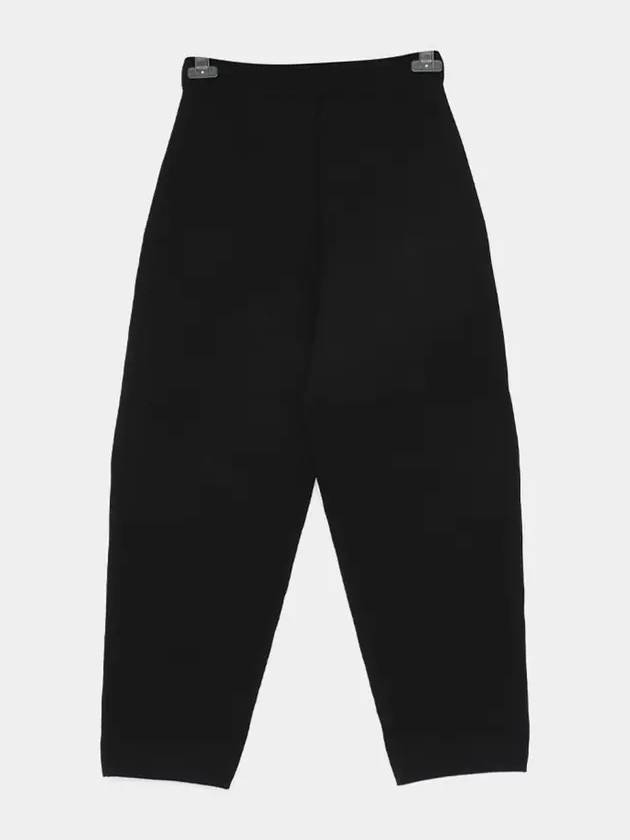 Dula Stretch Elastin Straight Pants Black - MAX MARA - BALAAN 4