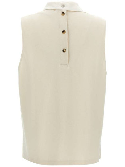 Courrèges 'Sangle Sleeveless' Polo Shirt - COURREGES - BALAAN 2