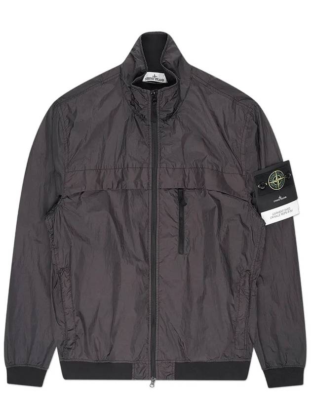 Compass Badge Pleated Windbreaker Grey - STONE ISLAND - BALAAN 2