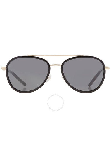 Tory Burch Dark Grey Flash Mirrored Pilot Ladies Sunglasses TY6089 33056V 57 - TORY BURCH - BALAAN 1