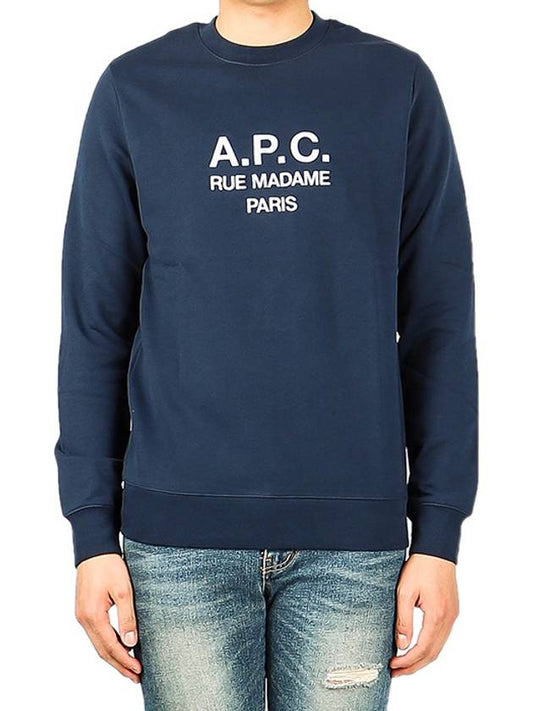 Men's Rufus Sweatshirt Navy - A.P.C. - BALAAN 2