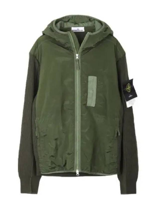 Nylon Metal Econyl Regenerated Primaloft Knit Hooded Blouson Men s Jacket - STONE ISLAND - BALAAN 1