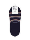 Striped Fake Cotton Socks Navy - PAUL SMITH - BALAAN 2