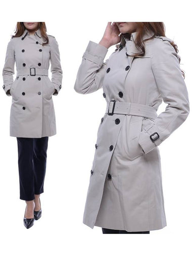 17S S Women's Westminster Long Trench Coat 3913365_STONE_17S - BURBERRY - BALAAN 1