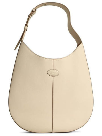 Tod'S 'Hobo' White Leather Bag - TOD'S - BALAAN 1