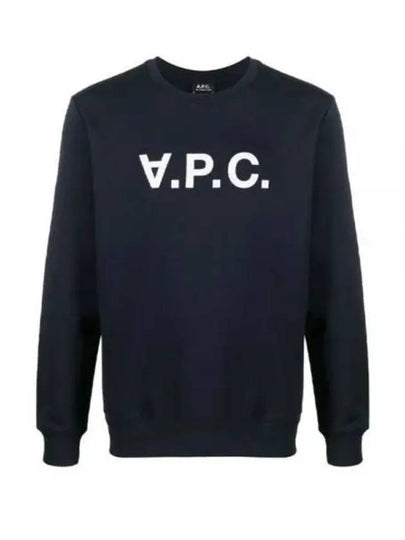 VPC Logo Sweatshirt Navy - A.P.C. - BALAAN 2