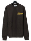 Men's Workshop Logo Print Sweatshirt Black - AMBUSH - BALAAN 2