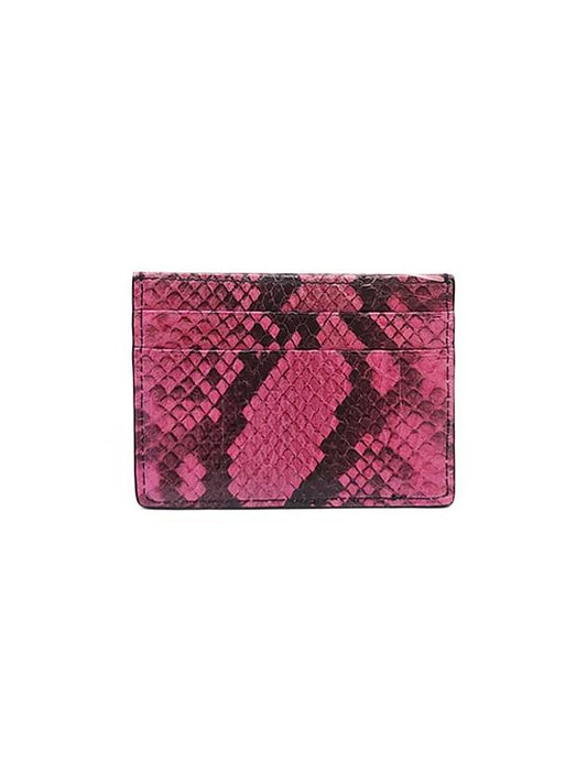 Women's Crocodile Card Wallet Pink BI0330A8M141 80422 PZ - DOLCE&GABBANA - BALAAN 2