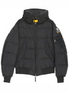 PMPUFHF02 BLACK Men s Hooded Padded Jumper Jacket Regular Fit - PARAJUMPERS - BALAAN 1