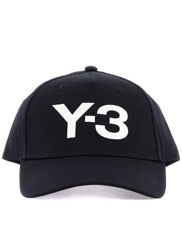 black cotton 6-panel cap - Y-3 - BALAAN 1