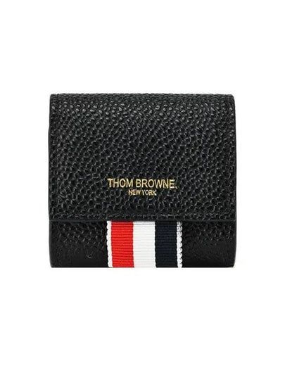 Small Logo Stamp Coin Wallet Black - THOM BROWNE - BALAAN 2