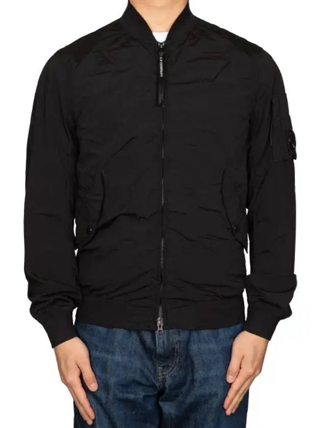 Nycra R Lens Bomber Jacket Black - CP COMPANY - BALAAN 3