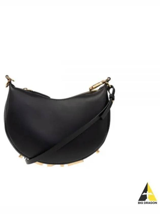 Fendigraphy Leather Small Tote Bag Black - FENDI - BALAAN 2