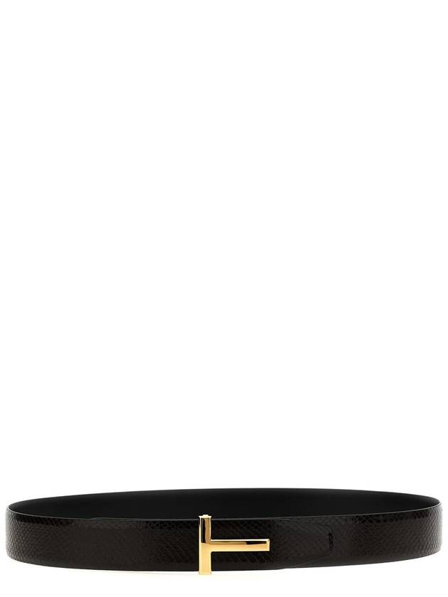 Tom Ford Logo Reversible Belt - TOM FORD - BALAAN 1