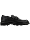 Garavani V logo signature loafers black - VALENTINO - BALAAN 1