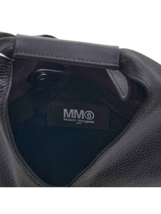 Triangle Leather Mini Tote Bag Black - MAISON MARGIELA - BALAAN 10