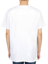 Back Graffiti Logo Short Sleeve T-Shirt White - ALEXANDER MCQUEEN - BALAAN 5