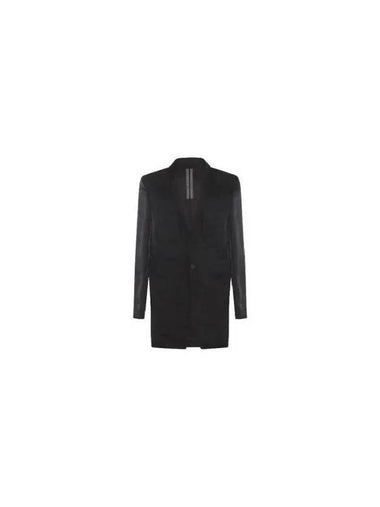 Rick Owens V neck tailored jacket RR01D3700 SN09 - RICK OWENS - BALAAN 1