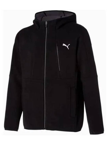 X Fleece B D Hooded Jacket 932585 01 - PUMA - BALAAN 1