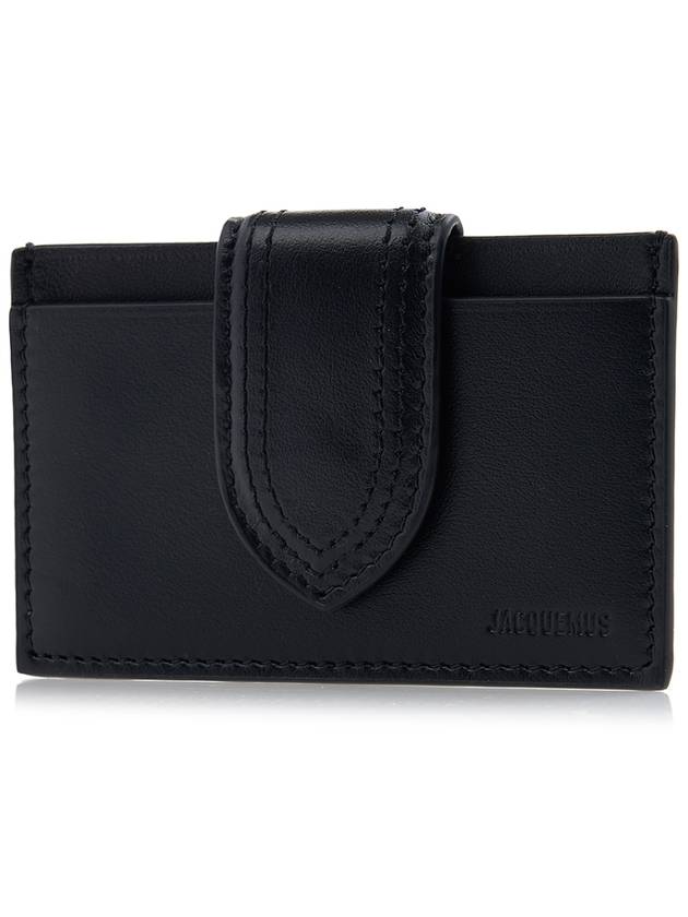 Le Porte Carte Bambino Flap Card Wallet  Black - JACQUEMUS - BALAAN 3