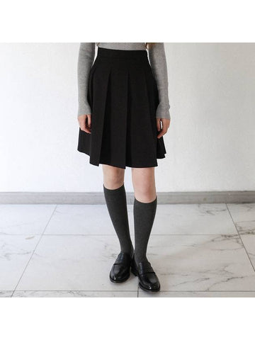 Pleated mini skirt BLACK - STAY WITH ME - BALAAN 1