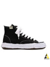 Peterson 23 OG Sole Canvas High Top Sneakers Black - MIHARA YASUHIRO - BALAAN 2