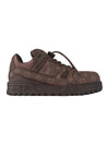 LV Trainer Maxi Low Top Sneakers Brown - LOUIS VUITTON - BALAAN 1