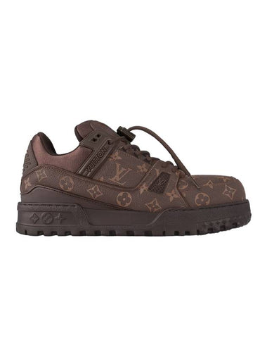 LV Trainer Maxi Low Top Sneakers Brown - LOUIS VUITTON - BALAAN 1