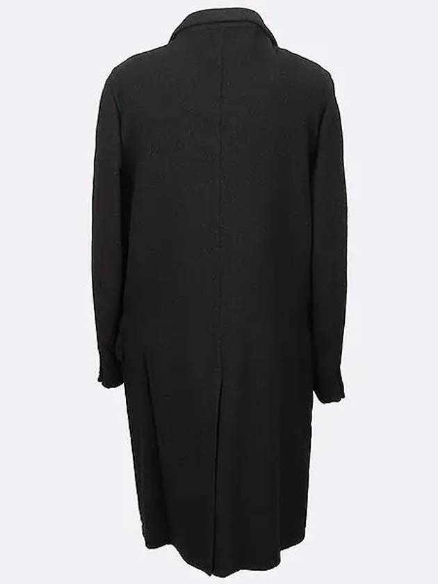 Black color cashmere blend men s coat size 50 - HERMES - BALAAN 3