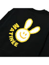 Brushed Options Smiling Rabbit Sweat Shirts BLACK - LE SOLEIL MATINEE - BALAAN 5