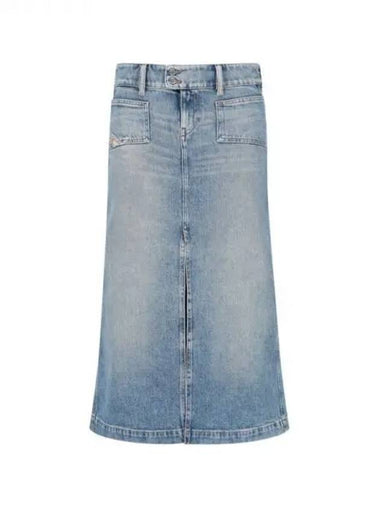 DE HUSH MID Denim Skirt 270338 - DIESEL - BALAAN 1