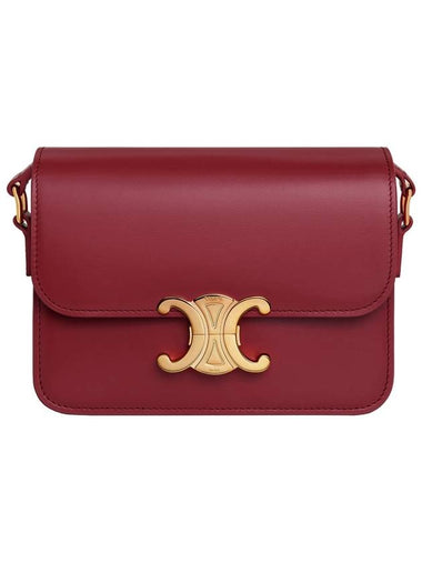 Light Burgundy Gold Tin Shiny Triomphe Bag 188423BF4 28LB - CELINE - BALAAN 1