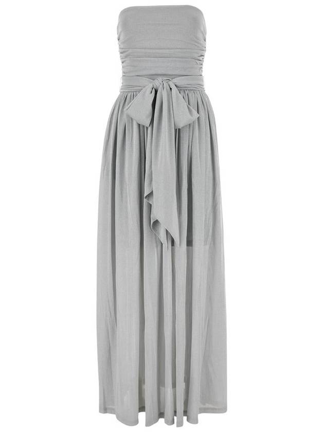 midi dress 9107DMAT SIL SILVER - ZIMMERMANN - BALAAN 2