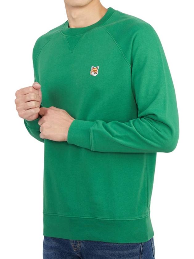 Fox Head Patch Classic Cotton Sweatshirt Deep Green - MAISON KITSUNE - BALAAN 9