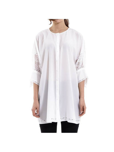 Lace Blouse White - GIVENCHY - BALAAN 1