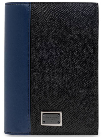 Dolce & Gabbana Passport Holder, Men's, Black - DOLCE&GABBANA - BALAAN 1