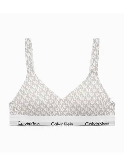 Icon Cotton Modal Lift Bra Grey - CALVIN KLEIN - BALAAN 2