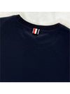 Size 3 TB Men s Side Slit Relaxed Short Sleeve T Shirt Navy - THOM BROWNE - BALAAN 7