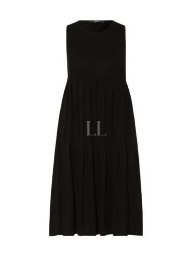 Vanezza Sleeveless Short Dress Black - MAX MARA - BALAAN 2