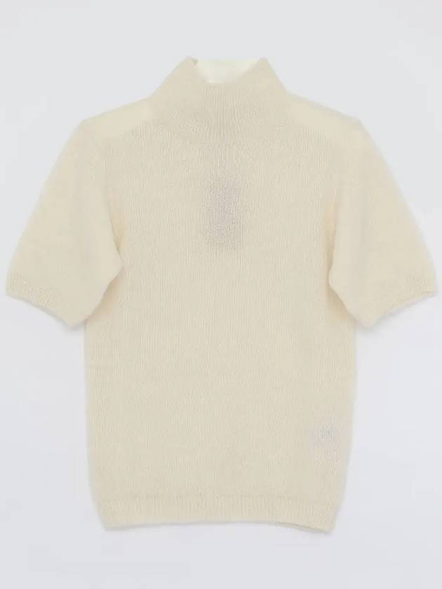 Edie Short Sleeve Turtleneck Off White - A.P.C. - BALAAN 3