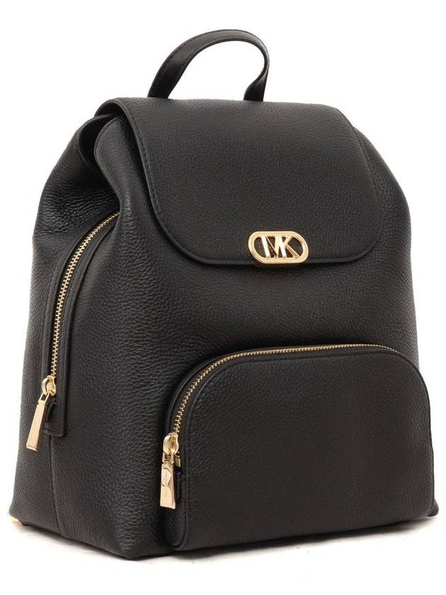 Logo Grain Leather Backpack Black - MICHAEL KORS - BALAAN 3