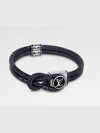 Loop It Monogram Bracelet Black - LOUIS VUITTON - BALAAN 3