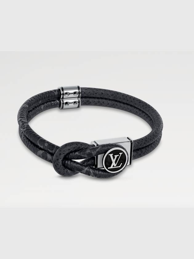 Loop It Monogram Bracelet Black - LOUIS VUITTON - BALAAN 3