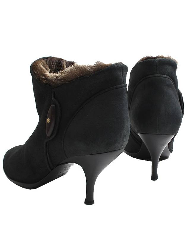 Black lambskin ankle boots size 37 - CELINE - BALAAN 4