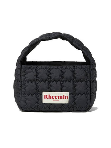 Limin Biscuit Quilted Tote Bag Black - RHEEMIN - BALAAN 1