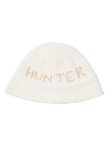 UNISEX Handcrafted Cashmere Bucket Hat Ivory HBW0008CHZIVO - HUNTER - BALAAN 1