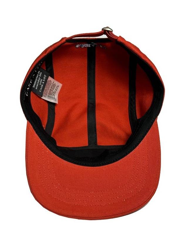 Logo label camp cap Orange - CASEALOT - BALAAN 4